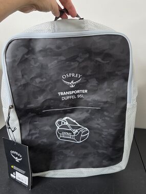 Osprey Transporter Duffel 95L Packing Cube – Black/Gray Camo